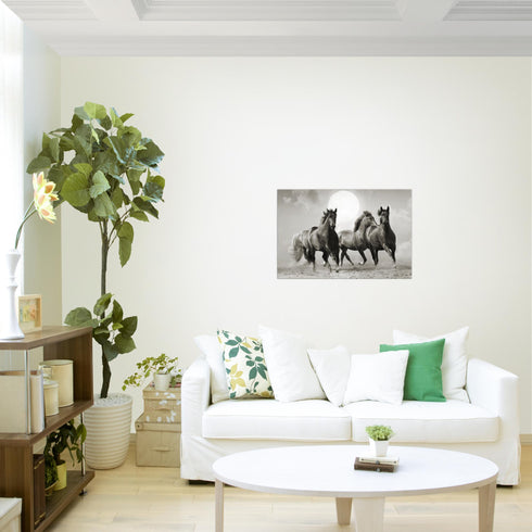 Wandbilder Wohnzimmer XXL Pferde Moderne Bilder Tiere